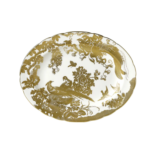 Aves Gold - Oval Platter