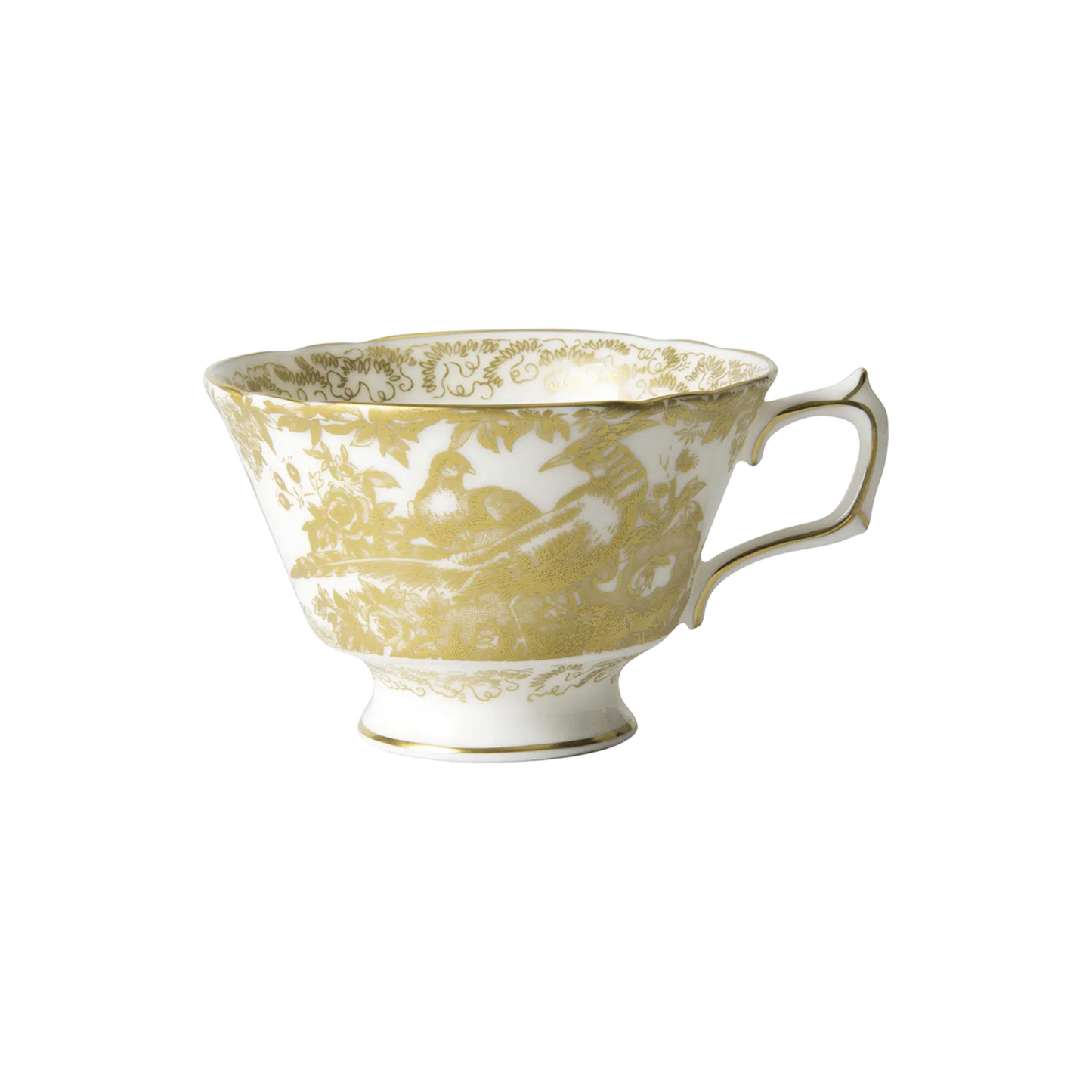 Aves Gold - Tea Cup & Saucer
