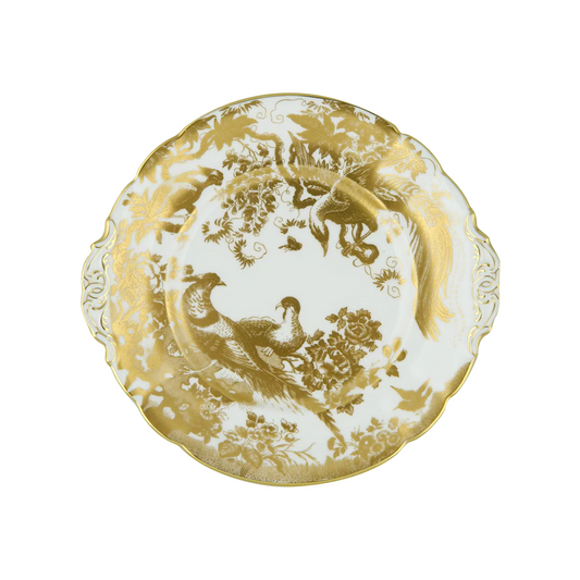 Aves Gold - Cake Plate