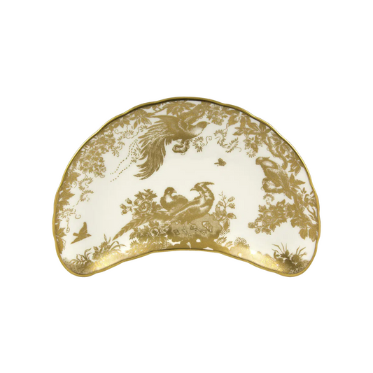 Aves Gold - Crescent Salad Plate