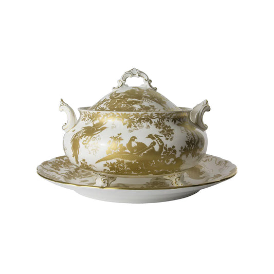 Aves Gold - Soup Tureen & Stand