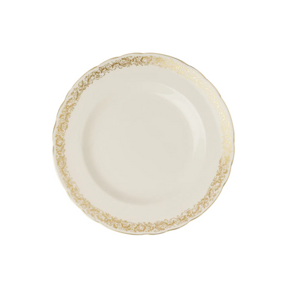 Aves Gold Narrow Band - Salad (Dessert) Plate