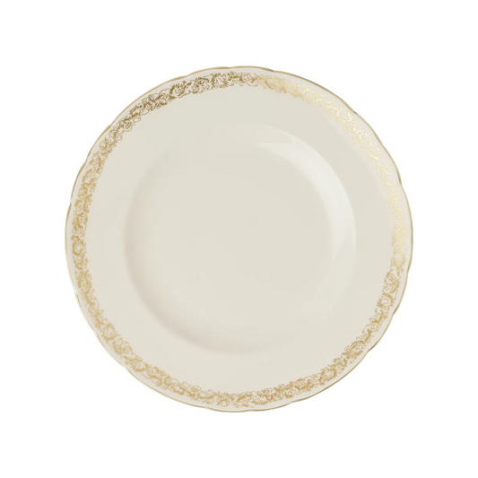 Aves Gold Narrow Band - Dinner Plate