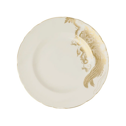 Aves Gold Motif - Dinner Plate