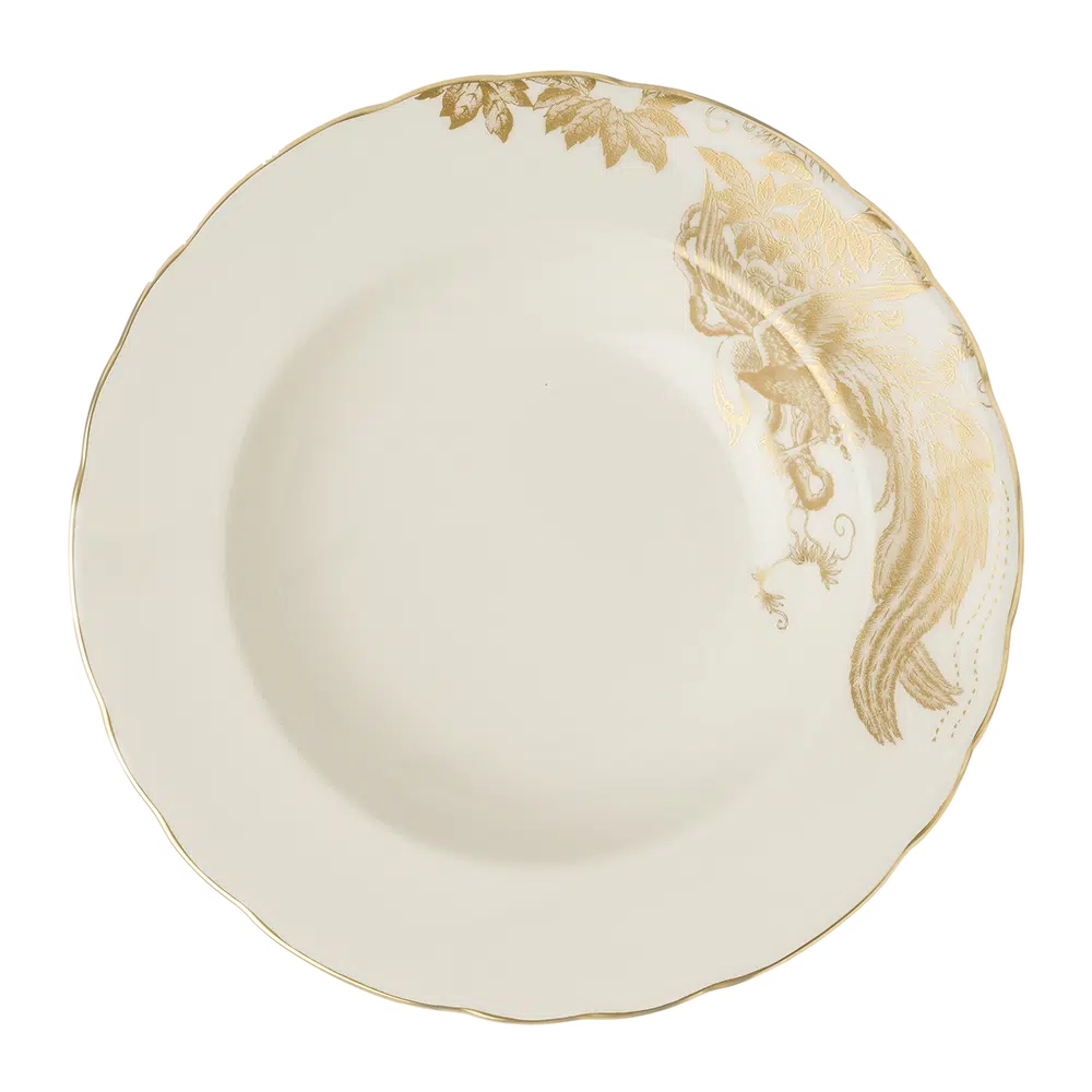 Aves Gold Motif - Rim Soup