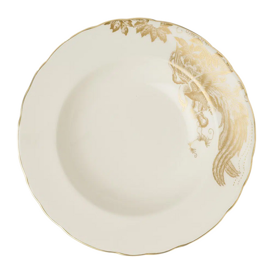 Aves Gold Motif - Rim Soup
