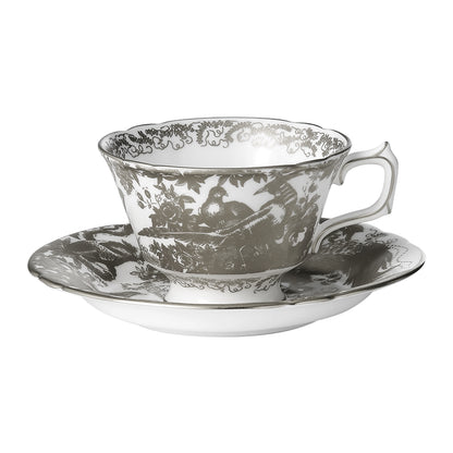 Aves Platinum Tea Cup & Saucer