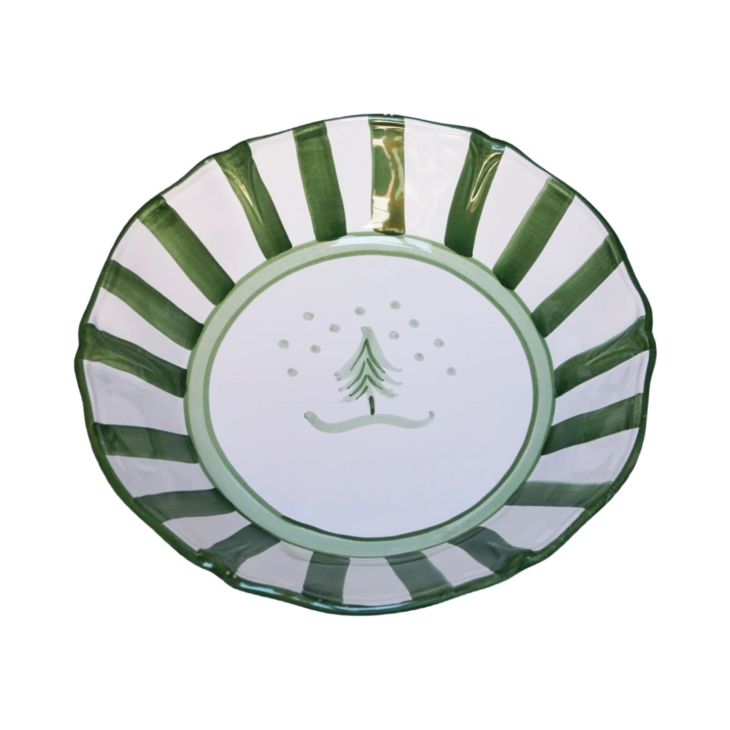 Allegro, Green - Serving Bowl