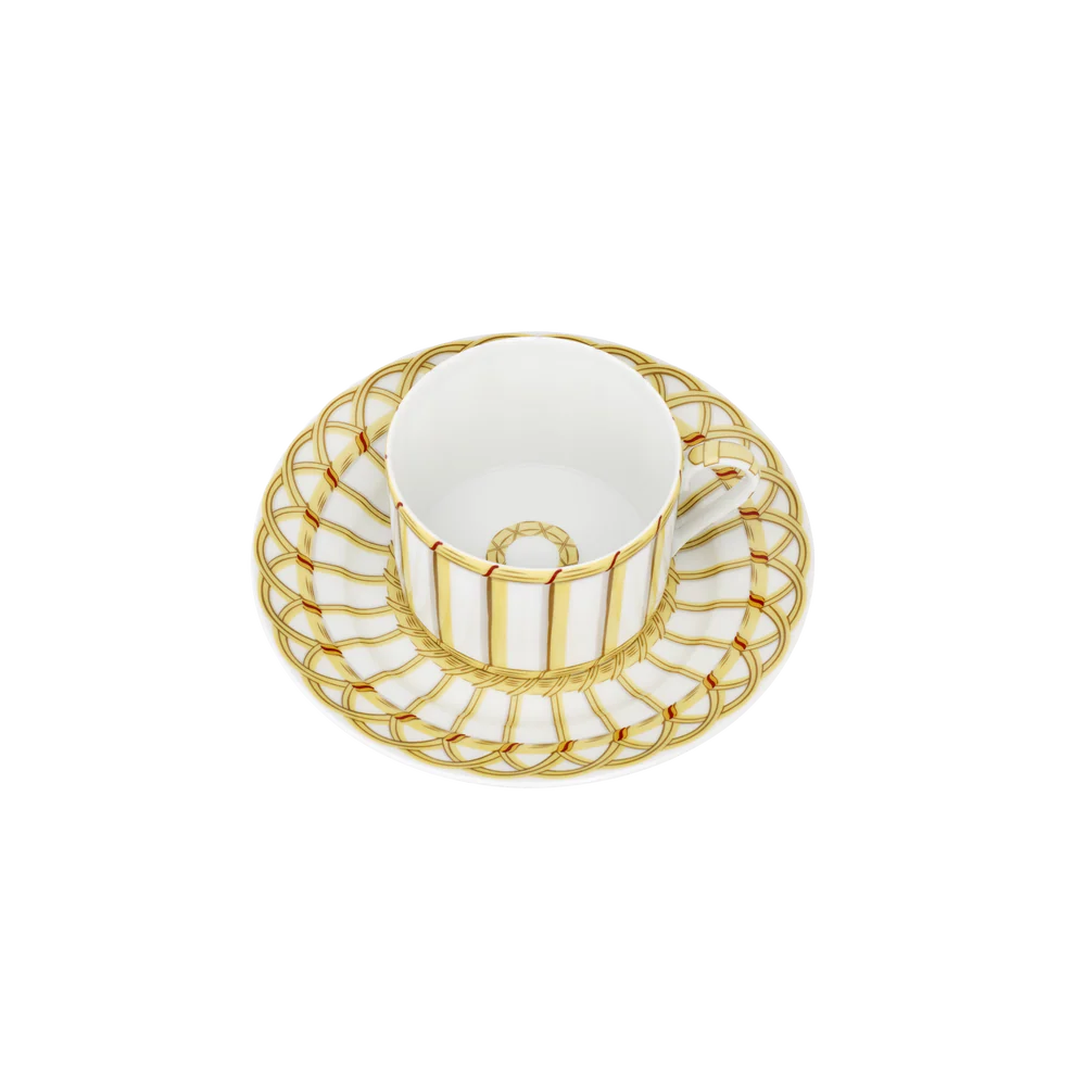 Vannerie Cottage Tea Cup & Saucer