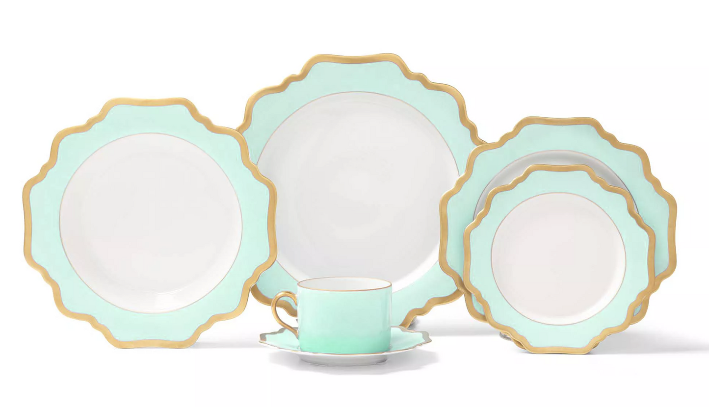 ANNA'S PALETTE - AQUA GREEN DRINKWARE