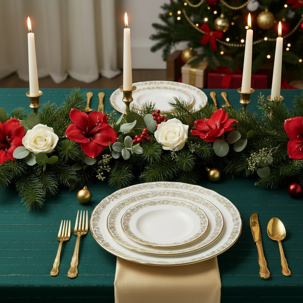 Aves Gold Narrow Band - Dinner Plate