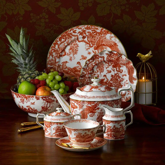 AVES RED DINNERWARE