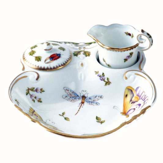 Spring In Budapest Hand Painted Berry Dish