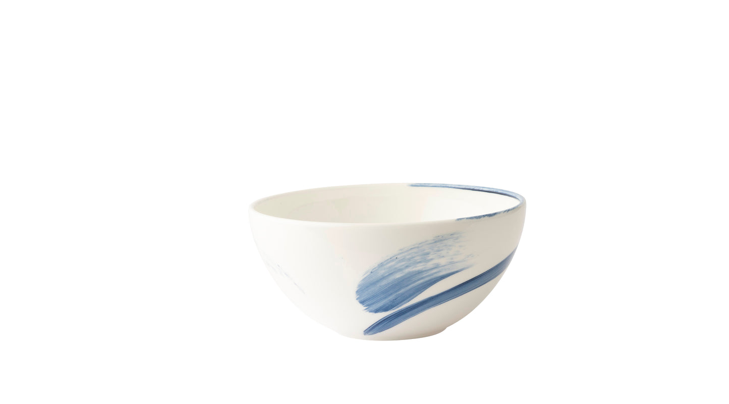 BRUSHSTROKE BLUE DINNERWARE