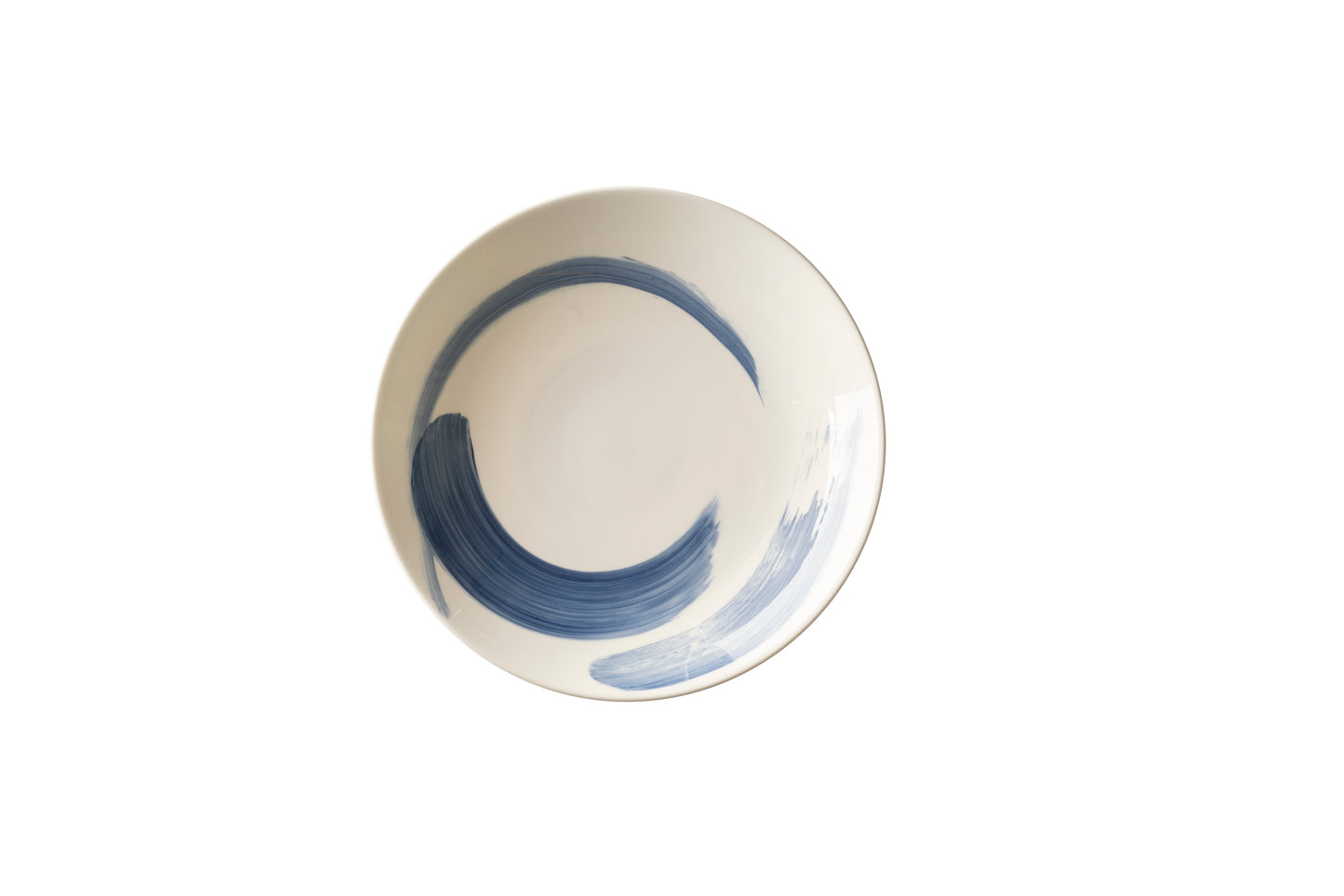 BRUSHSTROKE BLUE DINNERWARE