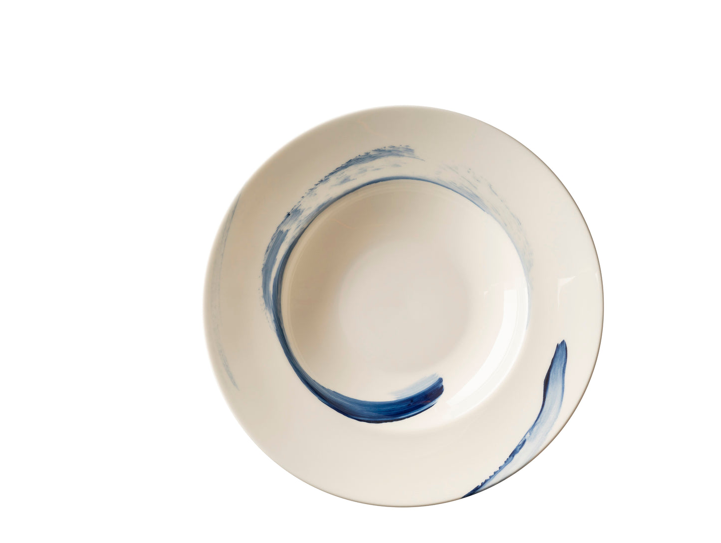 BRUSHSTROKE BLUE DINNERWARE