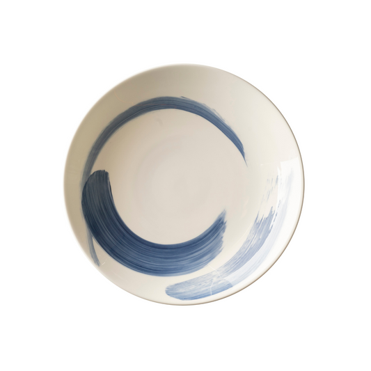 Brushstroke Blue Pasta Bowl