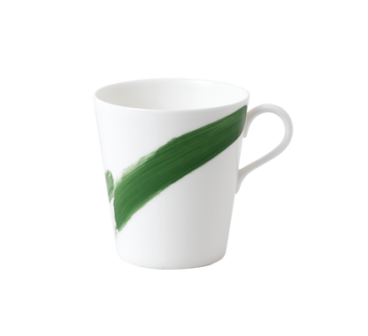 BRUSHSTROKE GREEN DRINKWARE