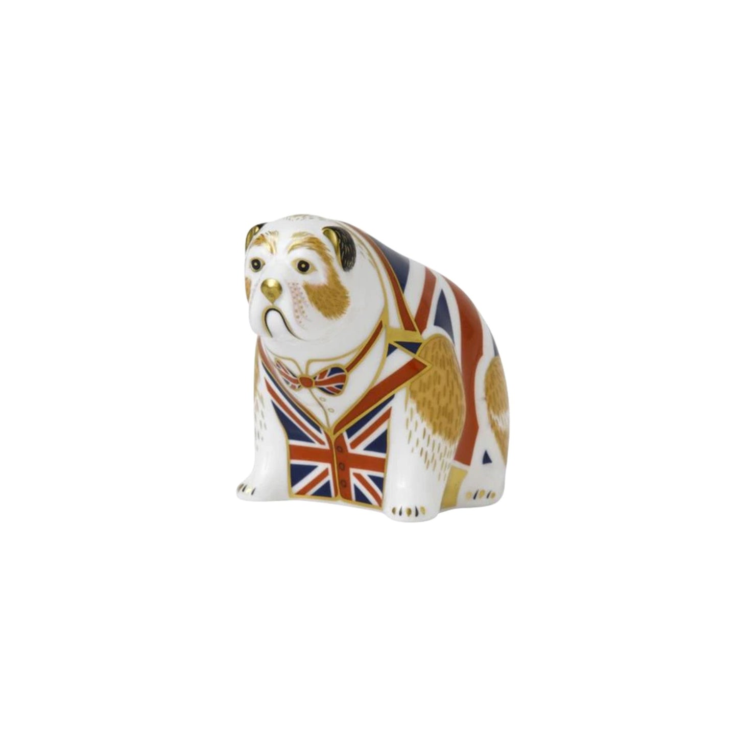 Union Jack English Bulldog Figurine/Paperweight