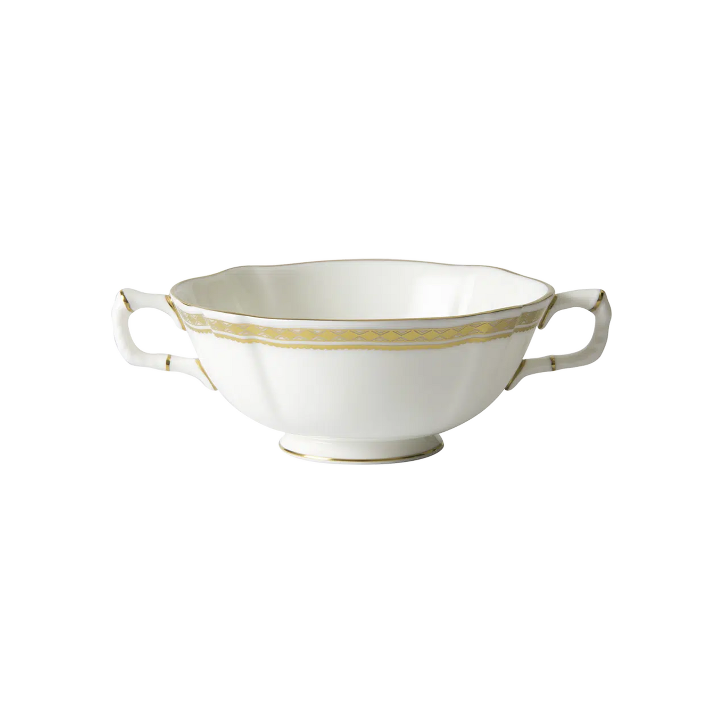Carlton Gold - Cream Soup Bowl & Stand