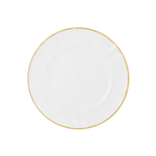 Anna's Chargers - White with Gold