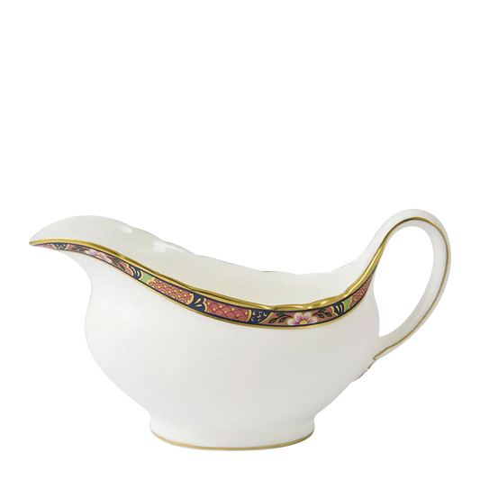 CHELSEA GARDEN SAUCE BOAT AND STAND