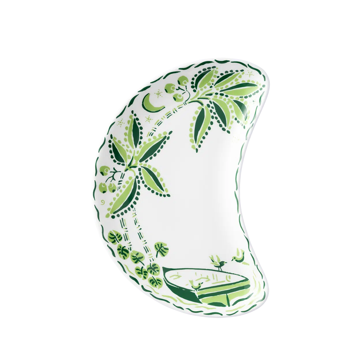 Calypso Crescent Salad Plate