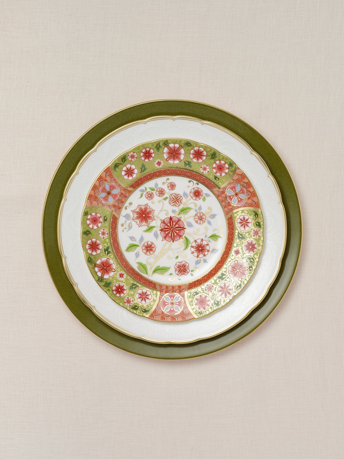 Imari Charger, Green