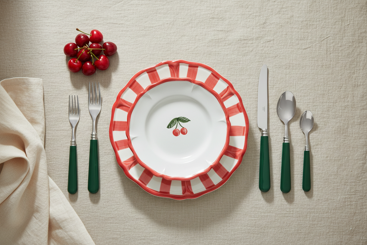 Marostica (Cherry) - Salad/Dessert Plate
