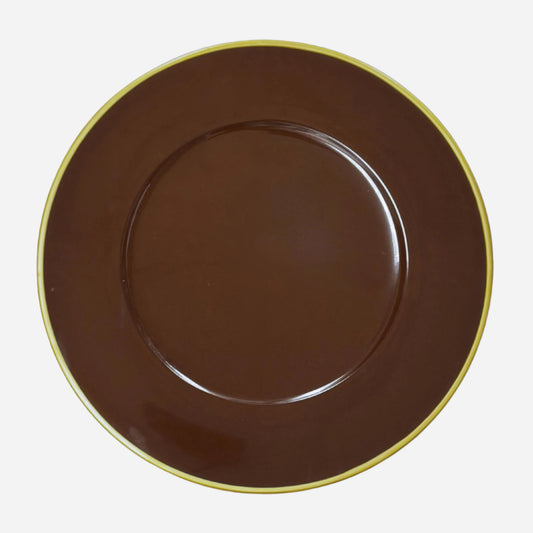 Monaco Charger - Chocolate Brown