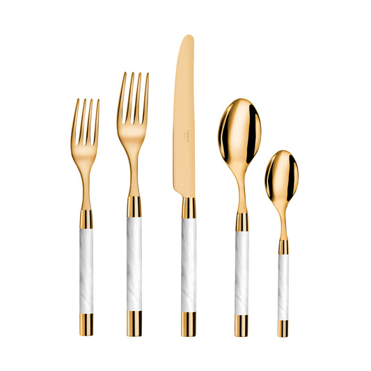 Conty - 5 Piece Place Setting (PVD Yellow Gold)