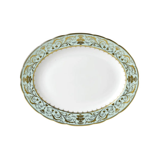 Darley Abbey Mint Green - Oval Platter