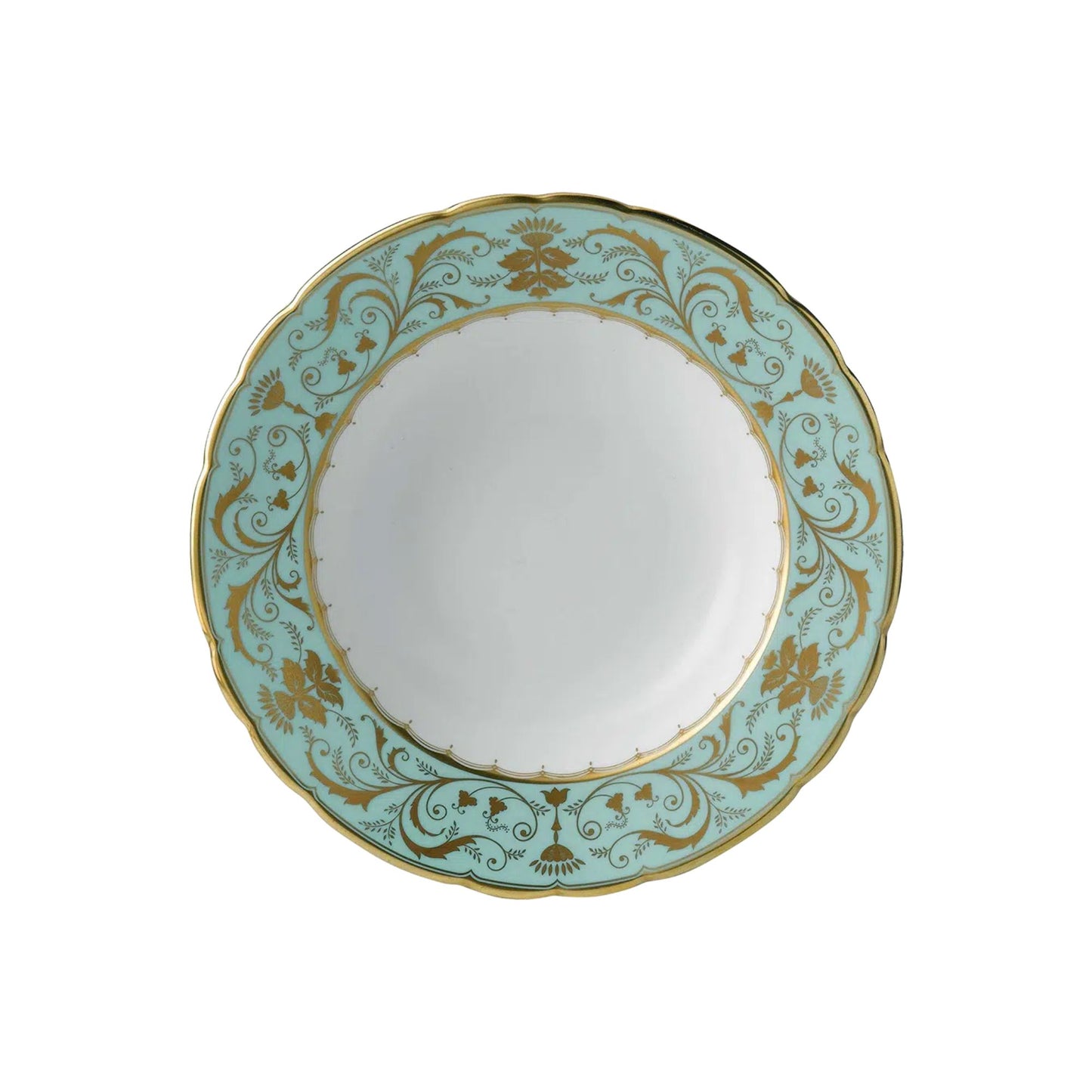 Darley Abbey Mint Green - Rim Soup Bowl