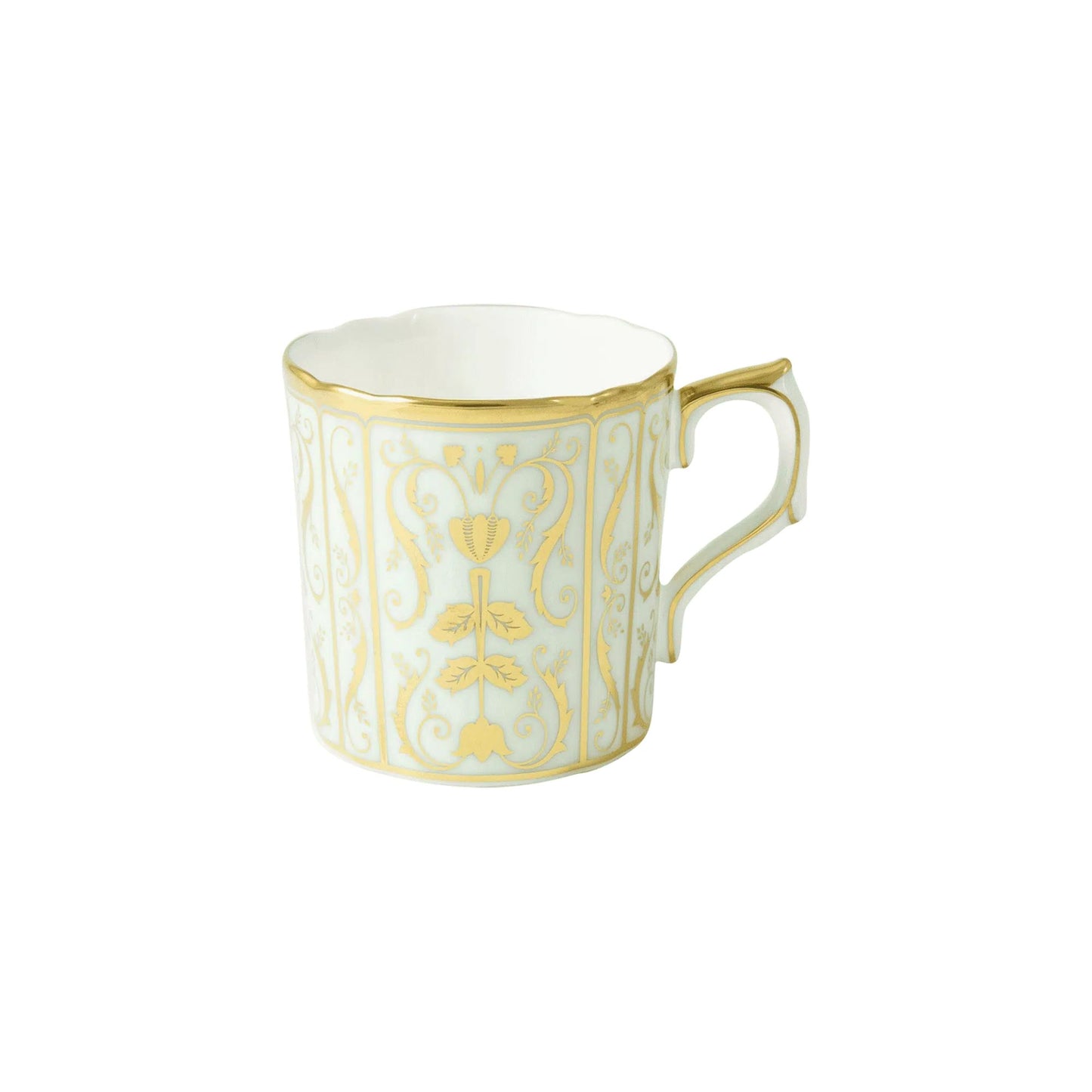 Darley Abbey Mint Green - Coffee Cup & Saucer