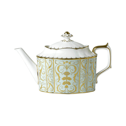 Darley Abbey Mint Green - Teapot, Large