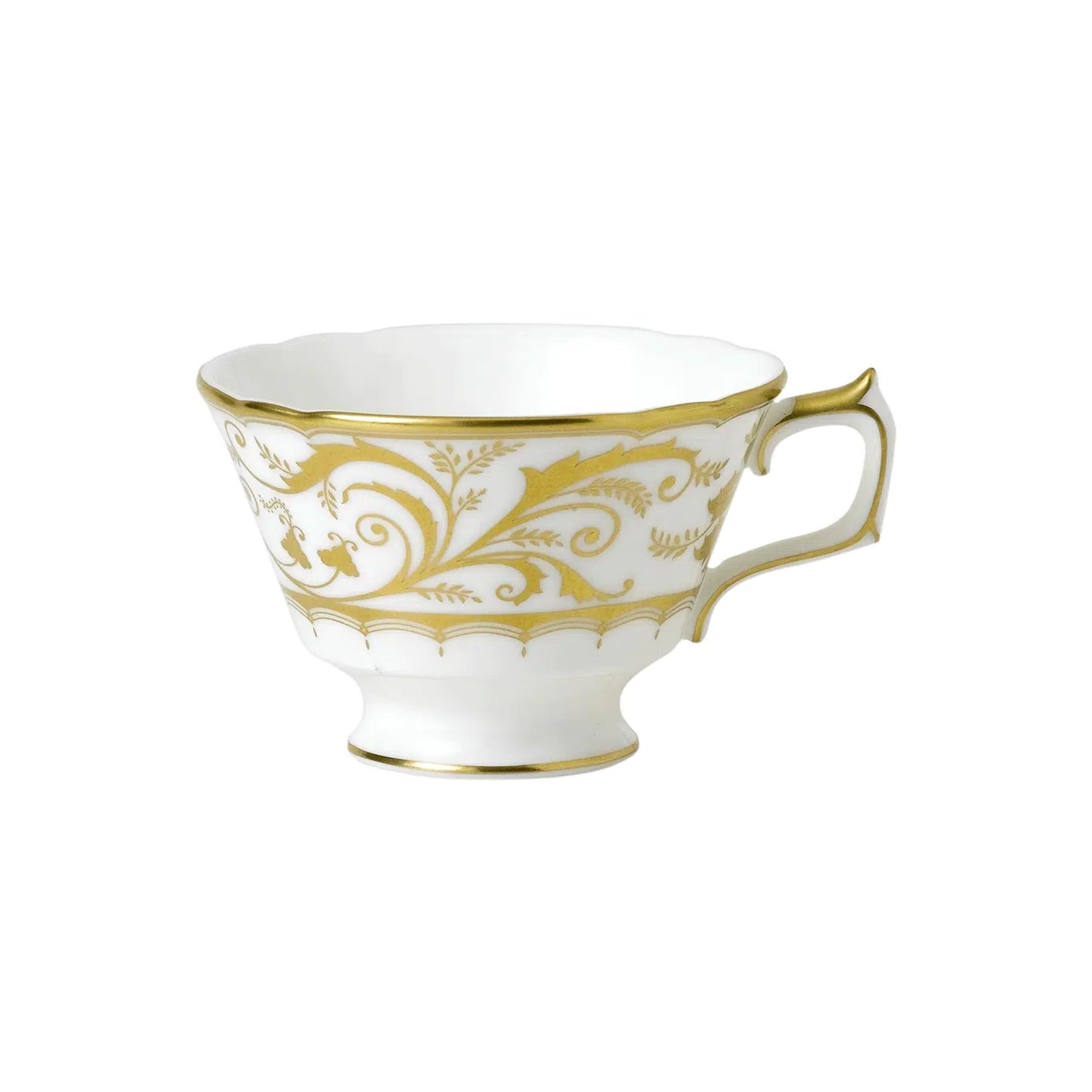 Darley Abbey White - Tea Cup & Saucer