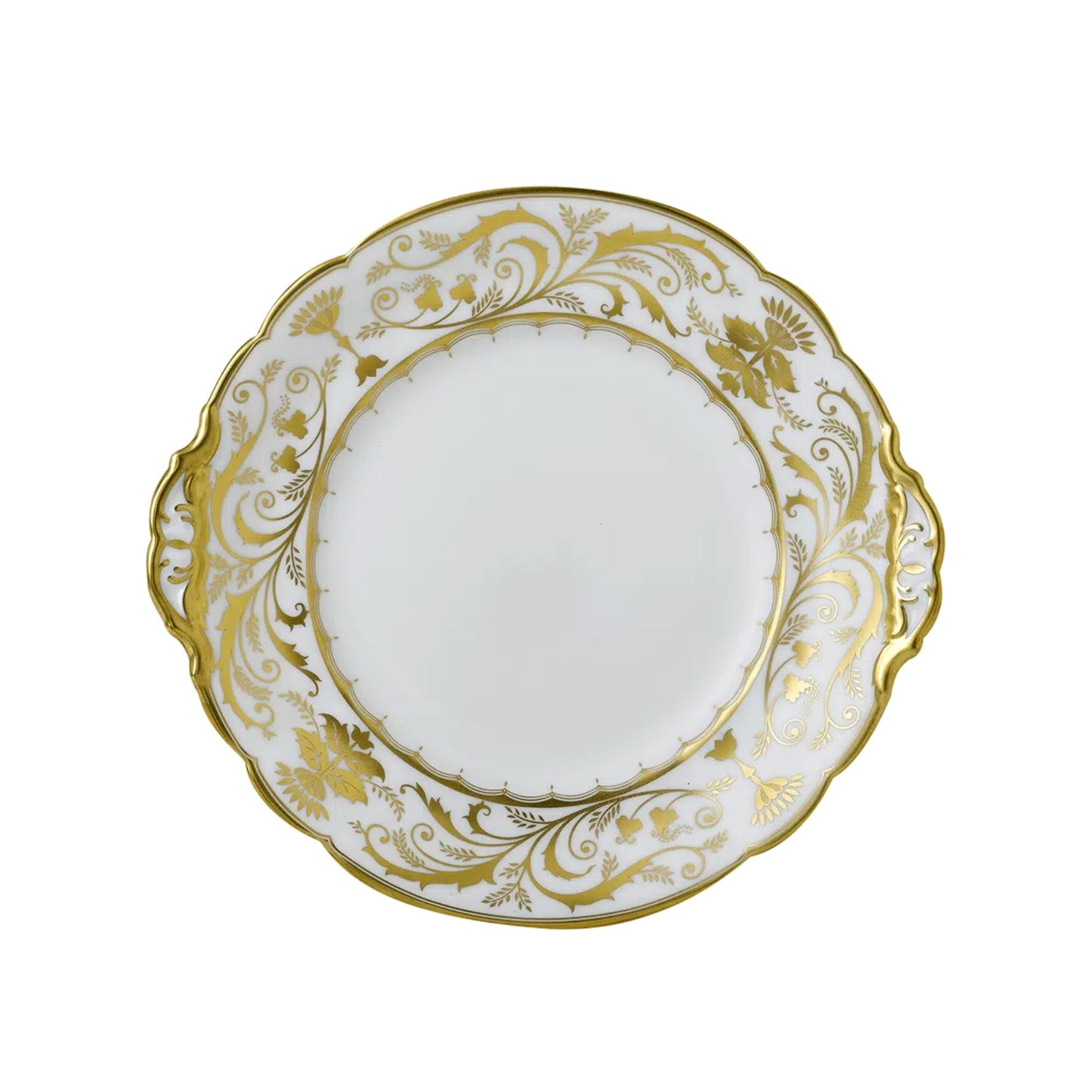 Darley Abbey White - Cake Plate