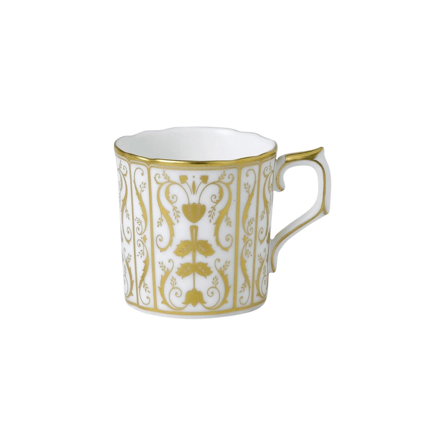 Darley Abbey White - Coffee Cup & Saucer