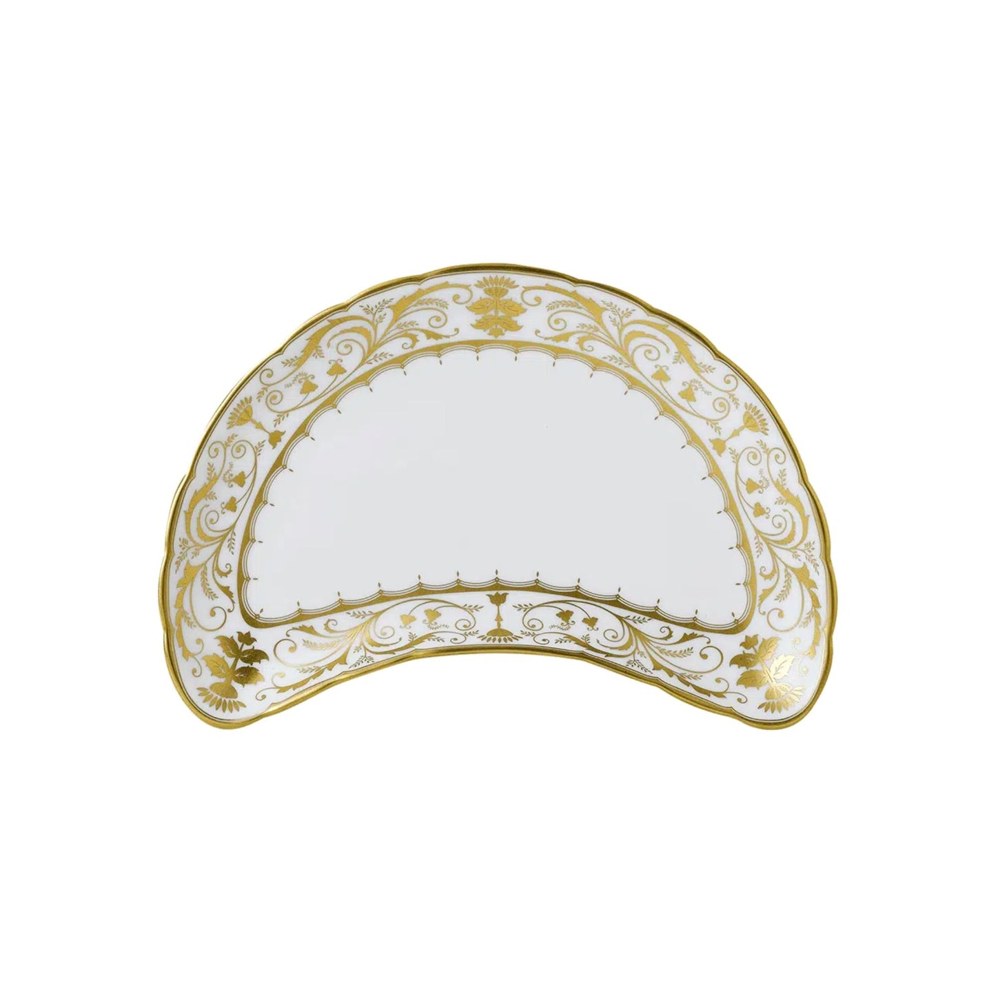 Darley Abbey White - Crescent Salad Plate