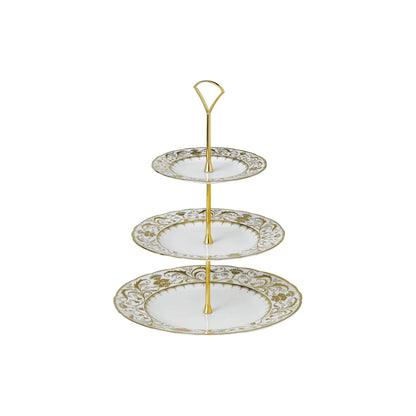 Darley Abbey White - 3 Tier Cake Stand