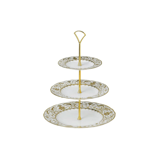 Darley Abbey White - 3 Tier Cake Stand