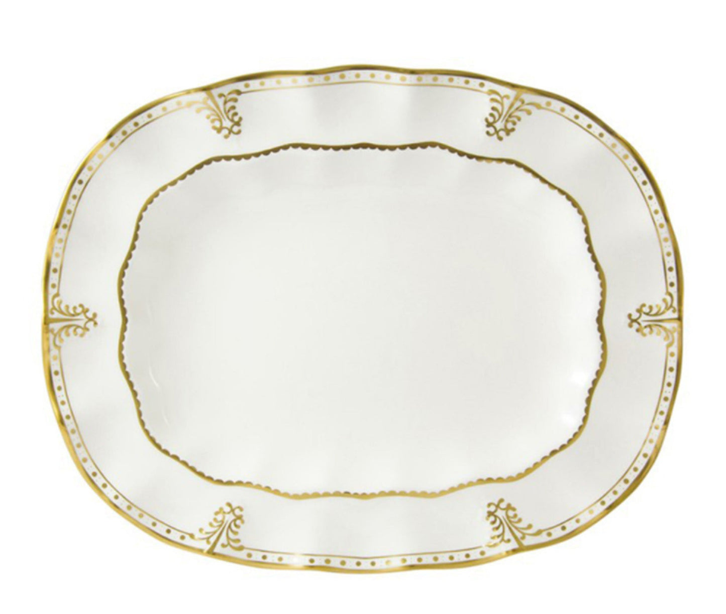 ELIZABETH GOLD MEDIUM OVAL PLATTER
