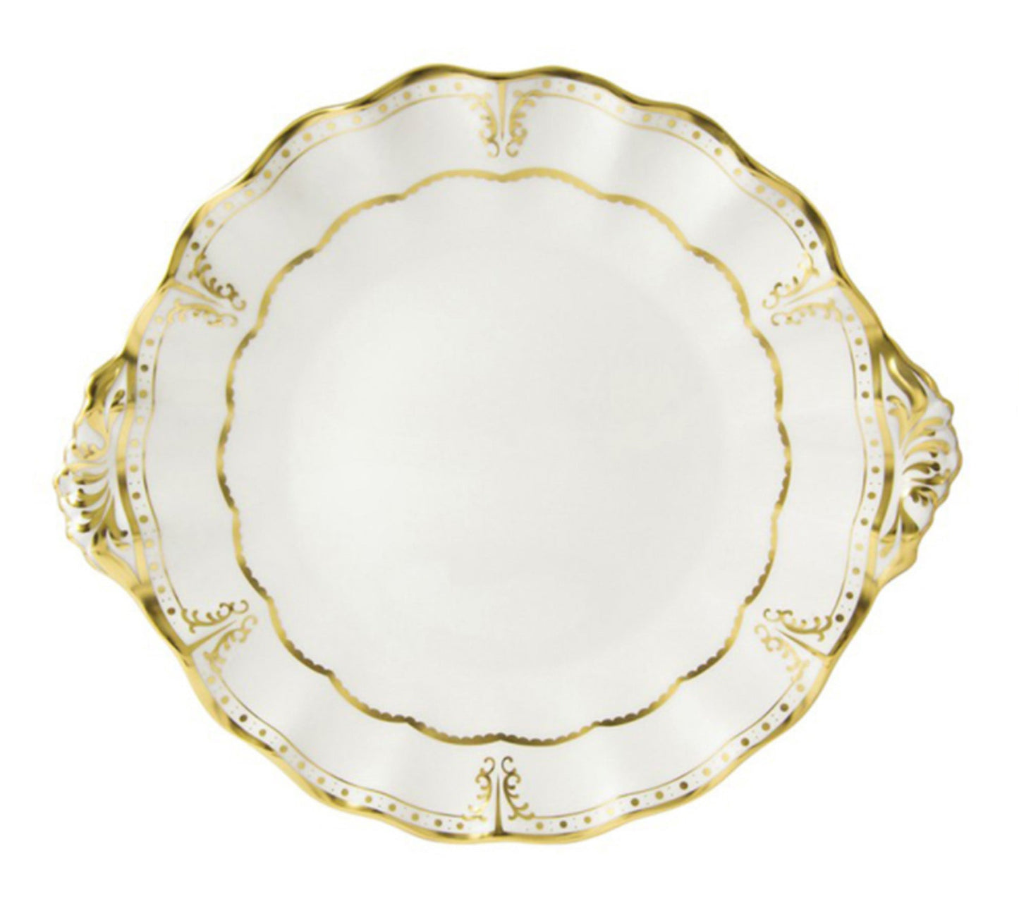 ELIZABETH GOLD CAKE PLATE