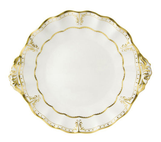 ELIZABETH GOLD CAKE PLATE