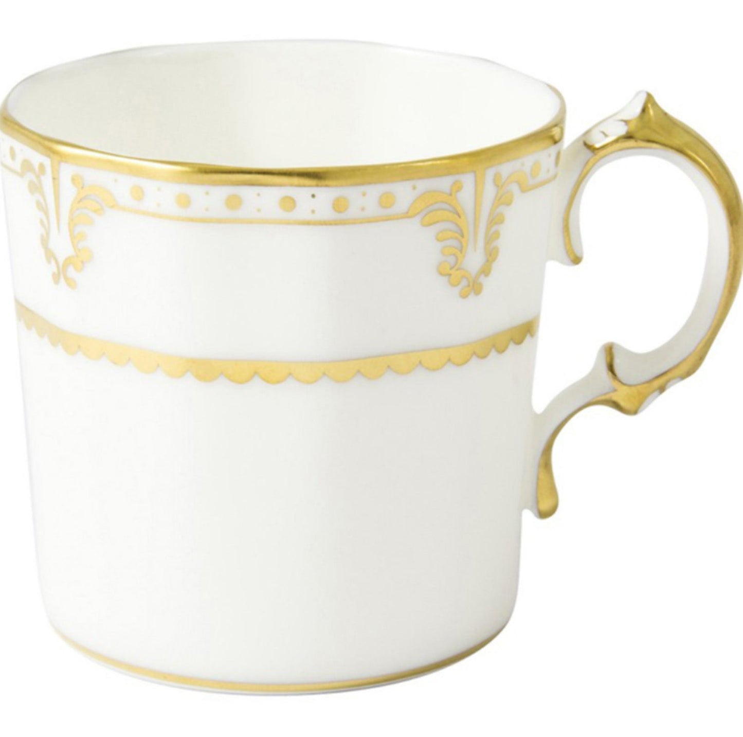 ELIZABETH GOLD COFFEE CUP & SAUCER
