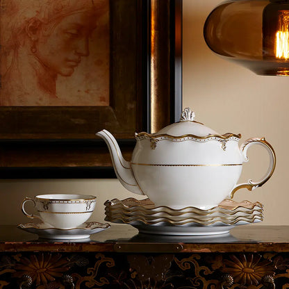 ELIZABETH GOLD LARGE TEAPOT
