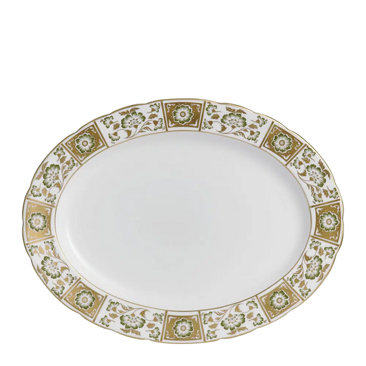Derby Panel Green - Oval Platters