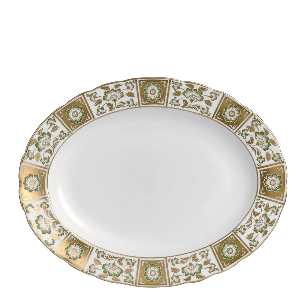 Derby Panel Green - Oval Platters