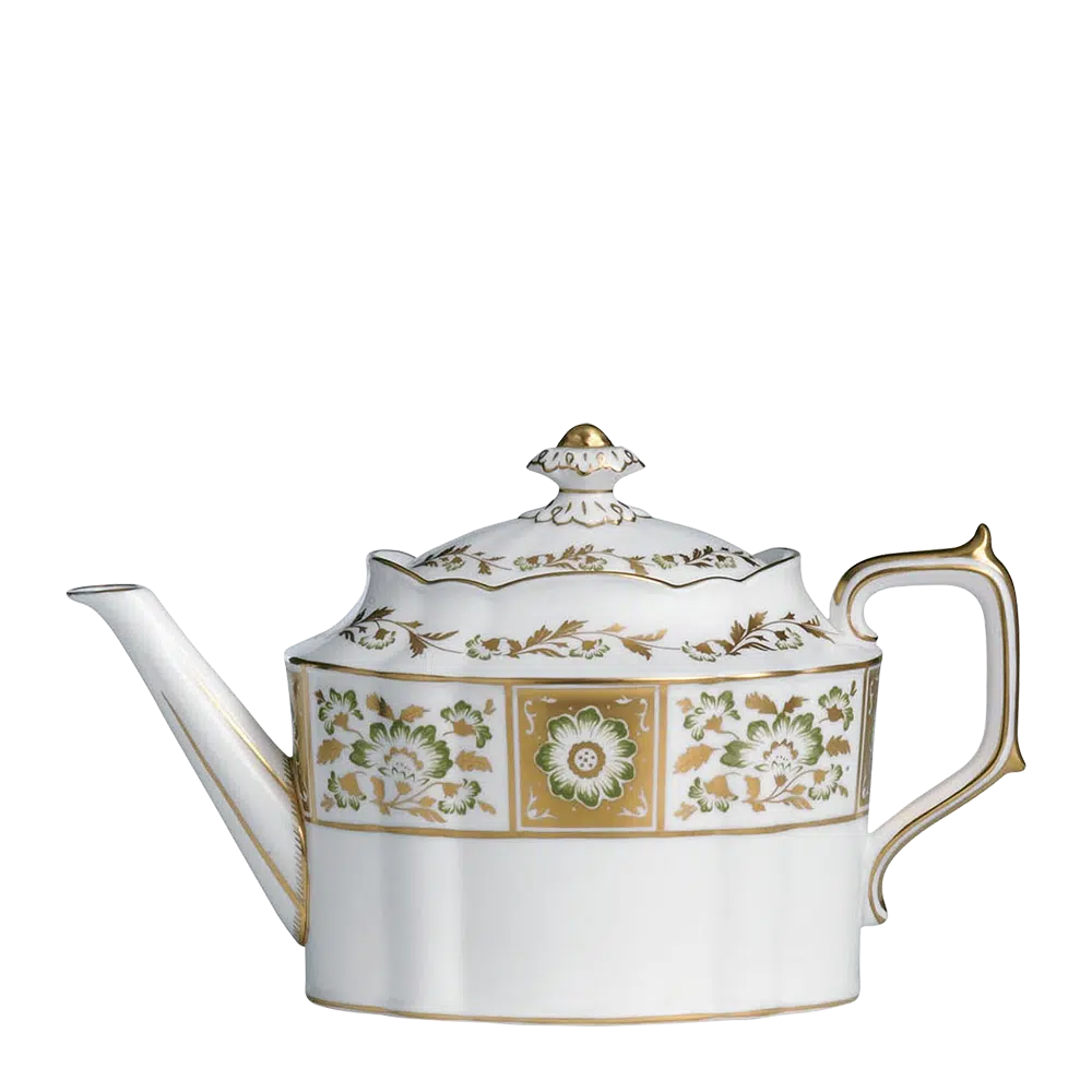 Derby Panel Green - Teapot
