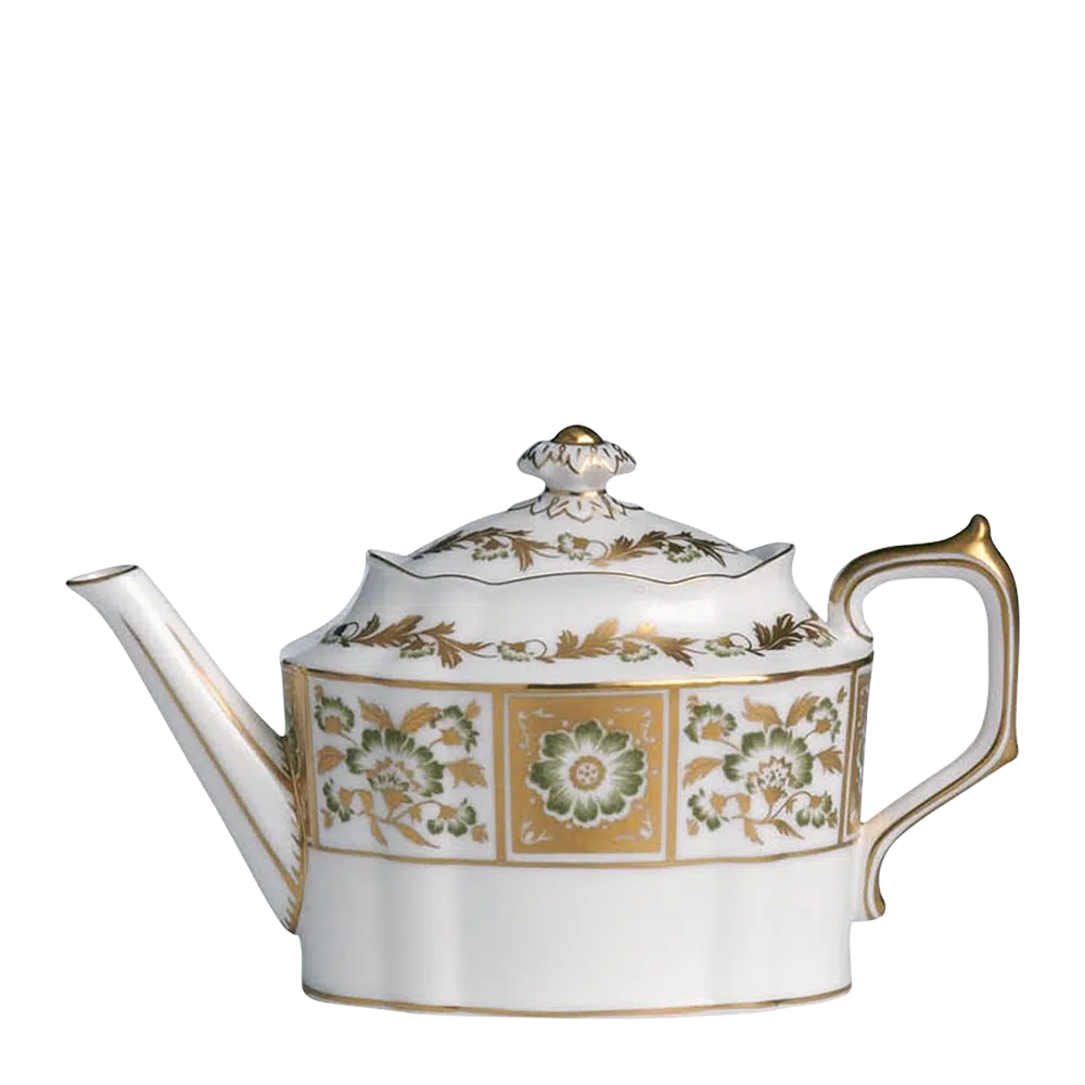 Derby Panel Green - Teapot